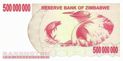Zimbawe - 500 Million Dollars - Replacement (#060R_UNC)