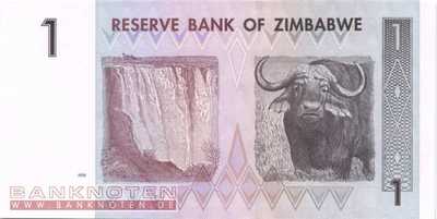 Zimbabwe - 1  Dollar (#065_UNC)