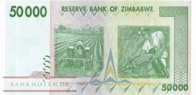 Zimbabwe - 50.000  Dollars (#074a_UNC)