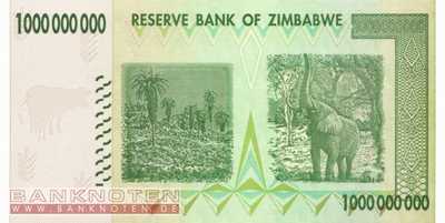 Zimbabwe - 1 Billion Dollars (#083_UNC)