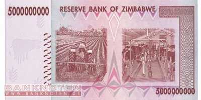 Zimbabwe - 5 Milliarden Dollars (#084_UNC)