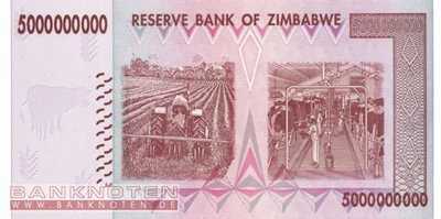 Zimbabwe - 5 Billion Dollars (#084_UNC)