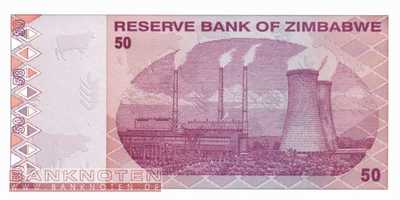 Zimbabwe - 50 Dollars (#096_UNC)