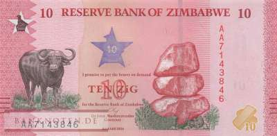 Zimbabwe - 10  ZiG (#115_UNC)