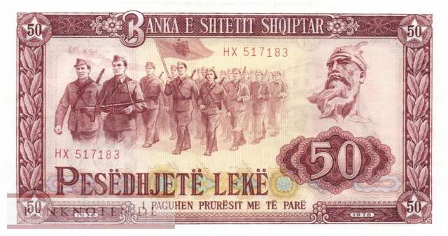 Albanien - 50  Leke (#045a_UNC)