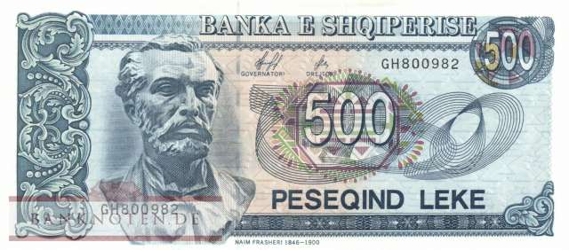 Albanien - 500  Leke (#060a_UNC)