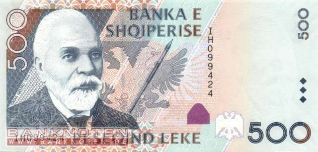 Albanien - 500  Leke (#072a_UNC)