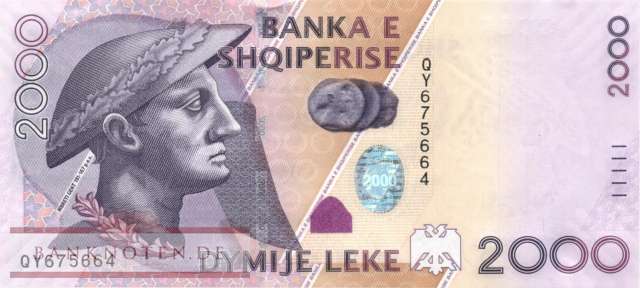 Albanien - 2.000  Leke (#074b_UNC)