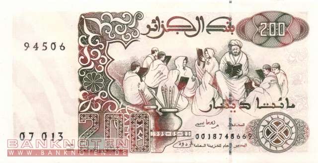 Algerien - 200  Dinars (#138-U2_UNC)