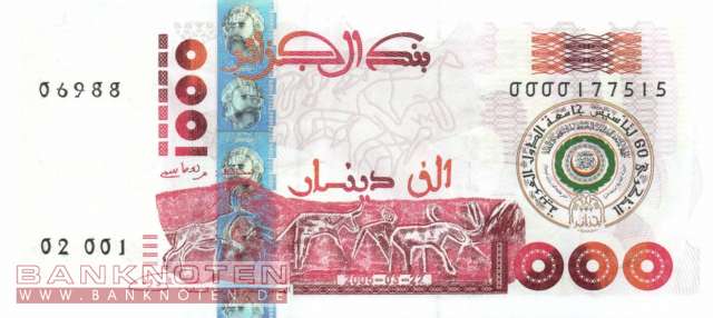 Algerien - 1.000 Dinars (#143_UNC)