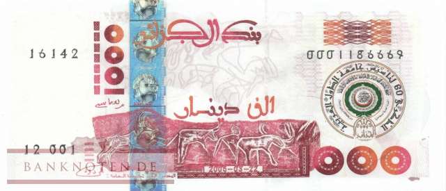 Algerien - 1.000  Dinars (#143_AU)