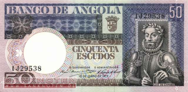 Angola - 50  Escudos (#105a_UNC)