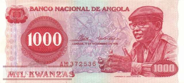 Angola - 1.000  Kwanzas (#113a_XF)