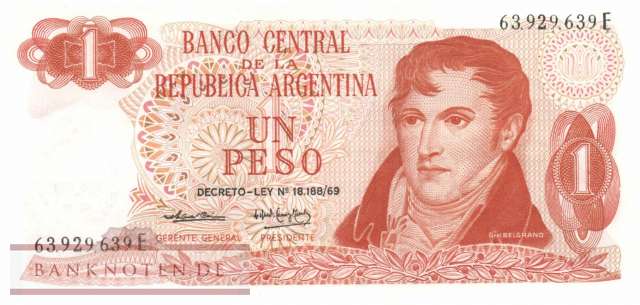 Argentinien - 1  Peso (#293-E_UNC)