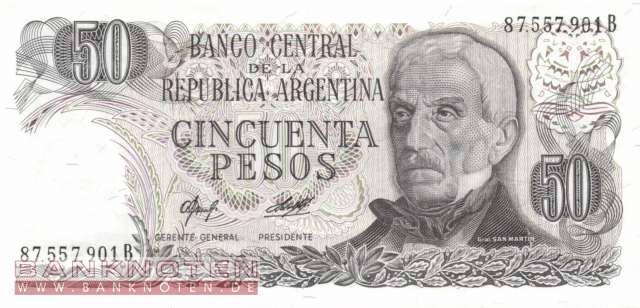 Argentinien - 50  Pesos (#301b-2-B_UNC)