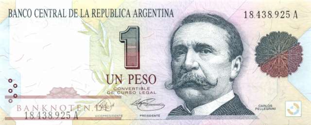 Argentinien - 1  Peso (#339a-A_UNC)