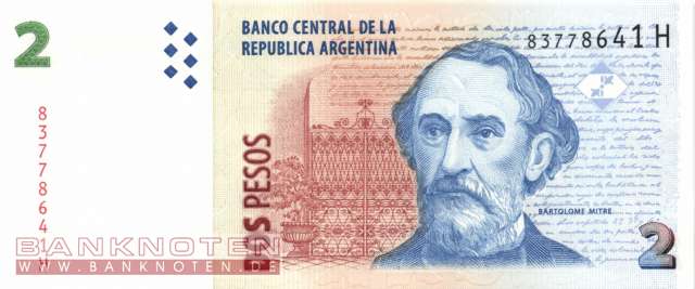 Argentina - 2  Pesos (#352-4-2-H_UNC)