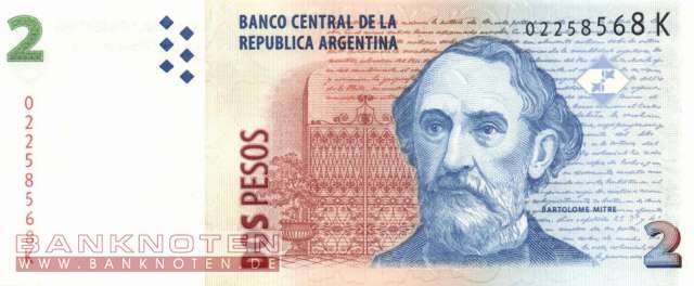 Argentina - 2  Pesos (#352-6-K_UNC)