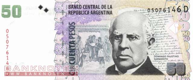 Argentinien - 50  Pesos (#356-D-U1_UNC)
