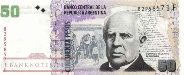 Argentinien - 50  Pesos (#356-F-U1_UNC)