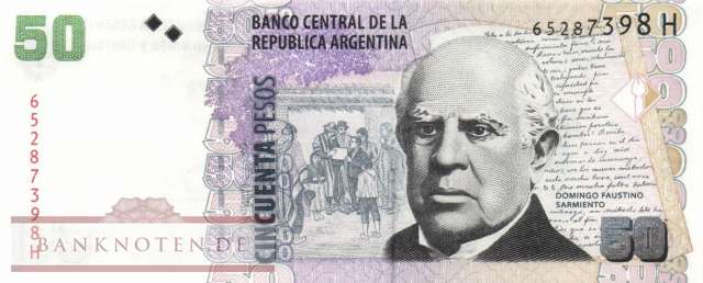 Argentinien - 50  Pesos (#356-H-U2_UNC)