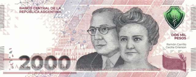 Argentina - 2.000  Pesos (#368-A_UNC)