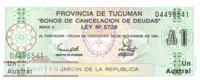 Argentinien - Tucuman - 1  Austral (#S2711b2_UNC)