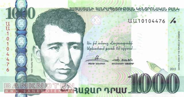 Armenia - 1.000  Drams (#055_UNC)