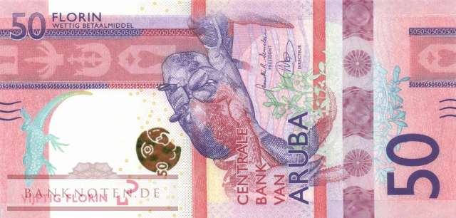 Aruba - 50  Florin (#023a_UNC)