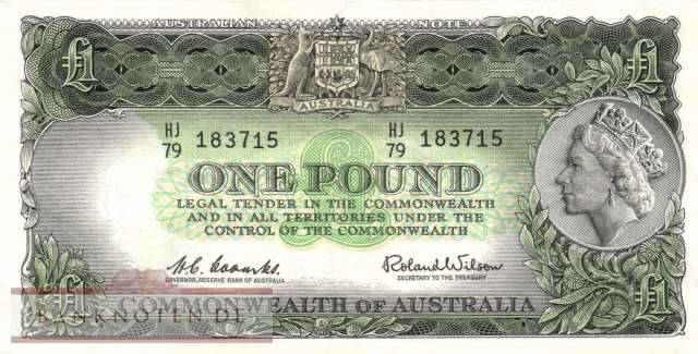 Australia - 1  Pound (#034a_VF)