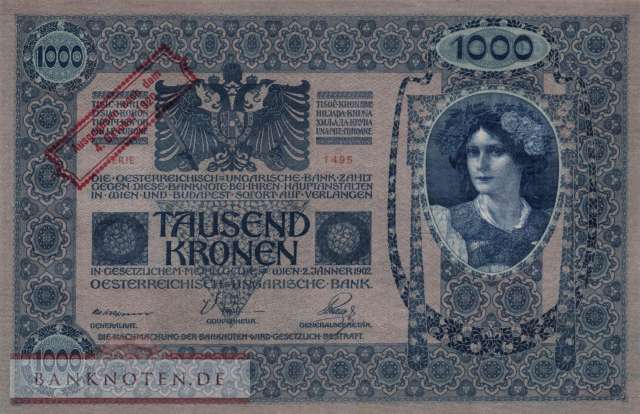 Austria - 1.000  Kronen (#048_UNC)