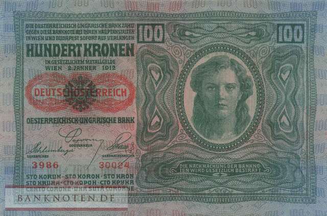 Österreich - 100  Kronen (#056a-2_AU)