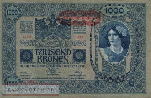 Austria - 1.000  Kronen (#060_AU)