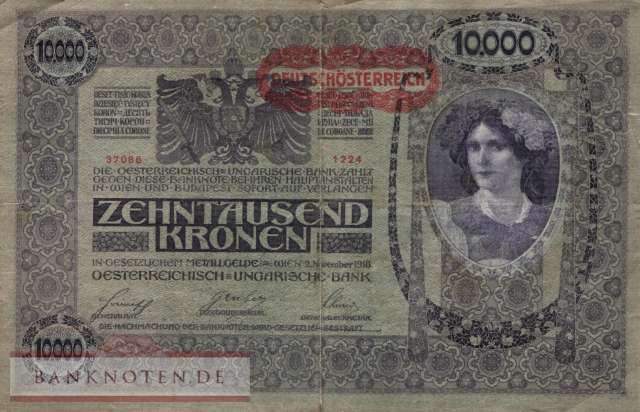 Austria - 10.000  Kronen (#065_F)