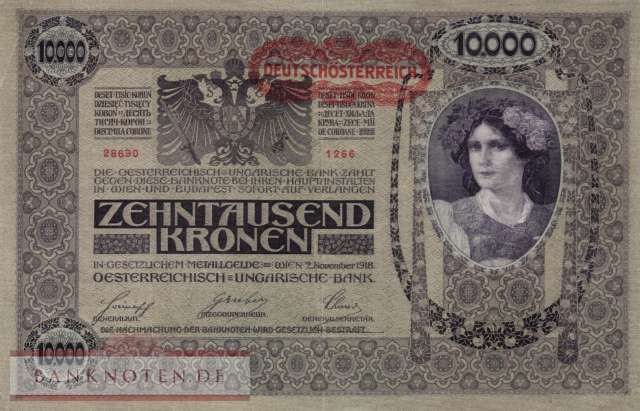 Österreich - 10.000  Kronen (#065_VF)
