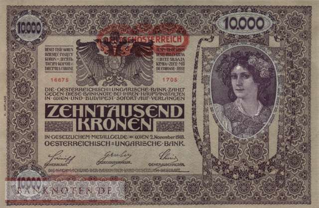 Austria - 10.000  Kronen (#066-2_AU)