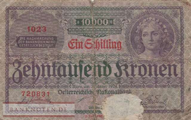 Austria - 1  Schilling (#087_G)