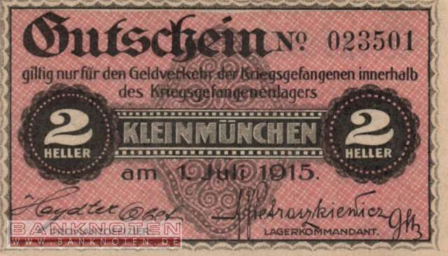 Kleinmünchen - 2  Heller (#LG025_1b_UNC)