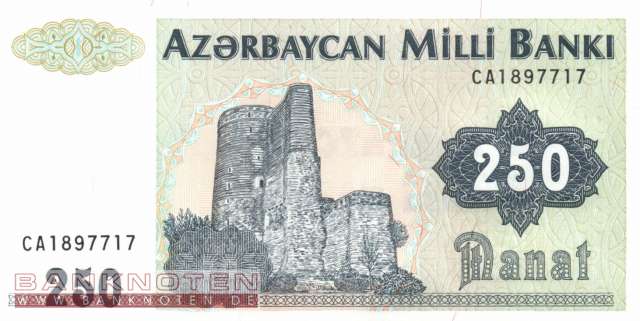 Azerbaijan - 250  Manat (#013b_UNC)