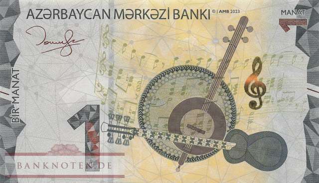 Azerbaijan - 1  Manat (#038b_UNC)