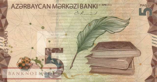 Azerbaijan - 5  Manat (#039b_UNC)