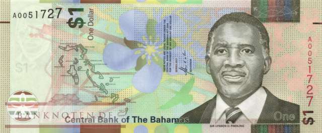Bahamas - 1  Dollar (#077a_UNC)
