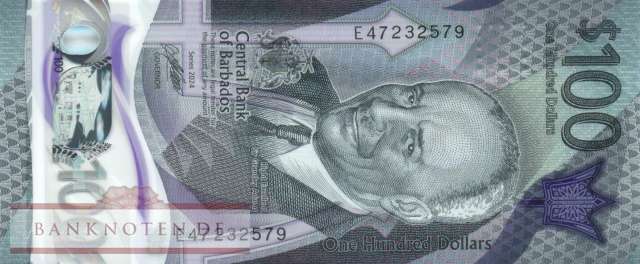 Barbados - 100  Dollars (#085b-1_UNC)