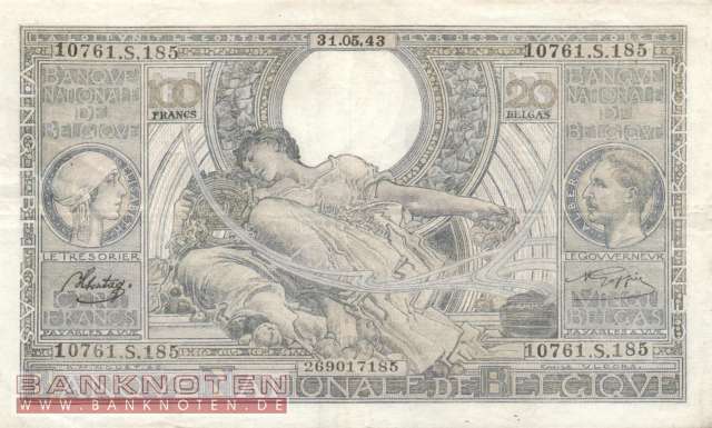Belgien - 100  Francs (#107-43_VF)