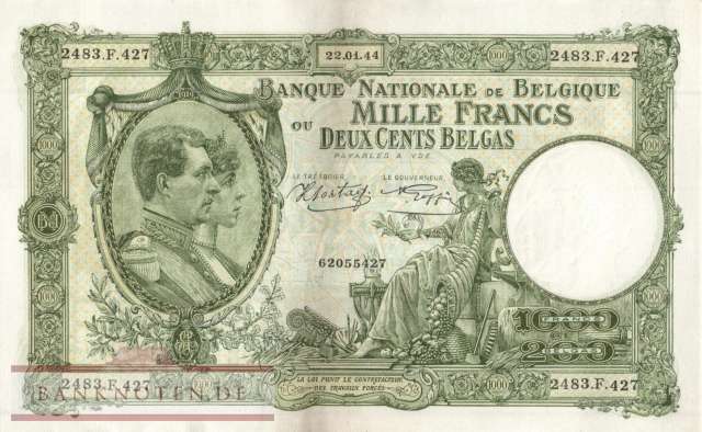Belgien - 1.000  Francs (#110-44_XF)