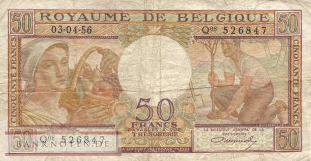 Belgium - 50  Francs (#133b_F)