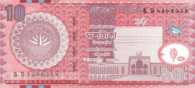 Bangladesh - 10  Taka (#039a_UNC)