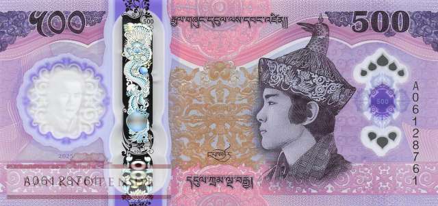 Bhutan - 500  Ngultrum (#044_UNC)