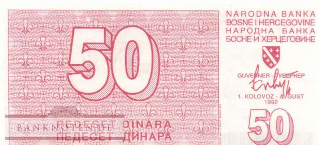 Bosnia and Herzegowina - 50  Dinara (#023a_UNC)