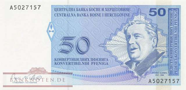 Bosnien Herzegowina - 50  Convertible Pfeniga (#058a_UNC)